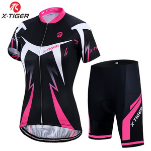 Conjunto Roupa de Ciclismo Feminino TIGER