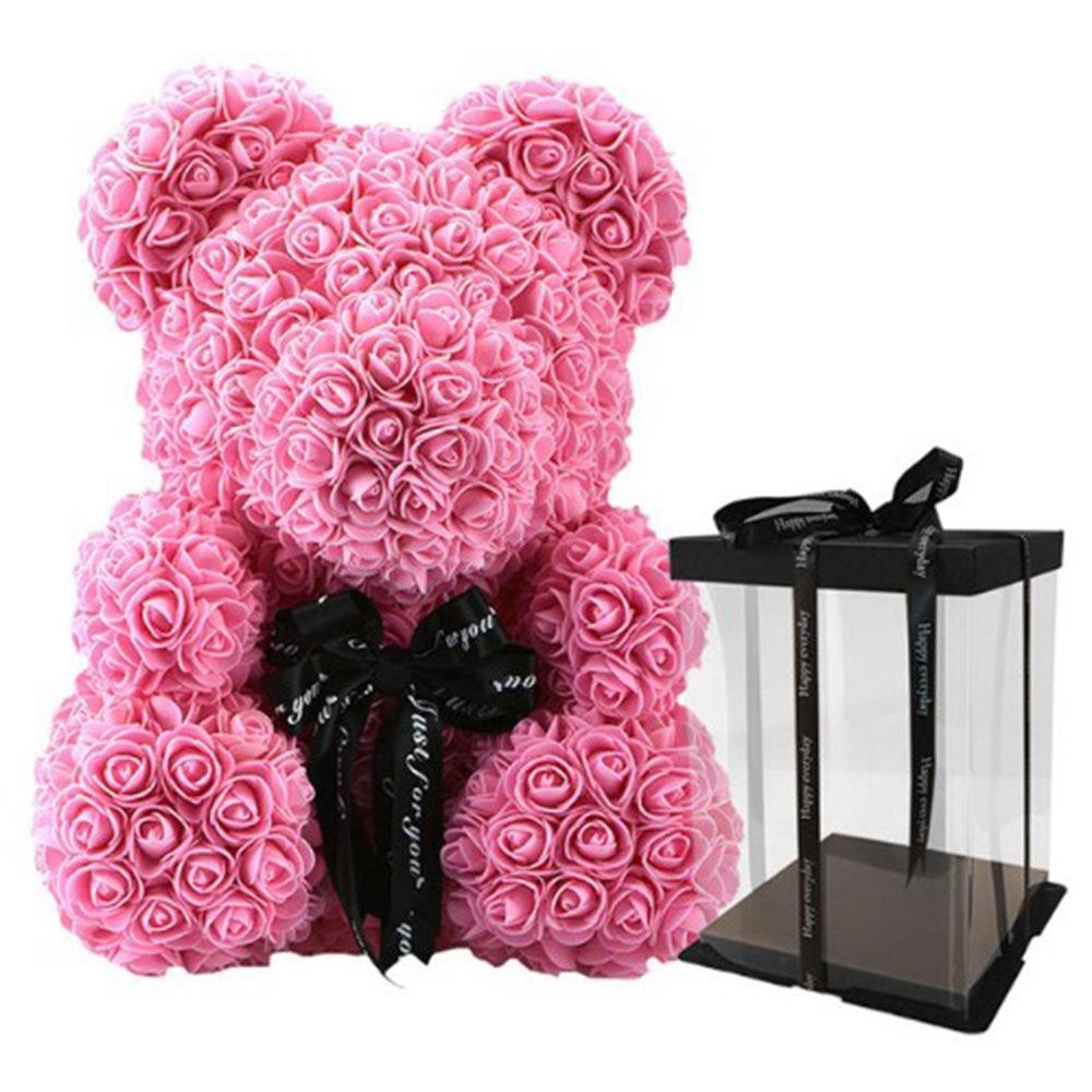 Teddy Flowers Urso de Flores Rosa 40cm