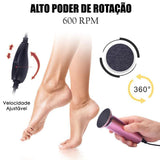 FootCare Pro™ Lixa Elétrica Removedora de Calos, Profissional (60 Lixas Inclusas)