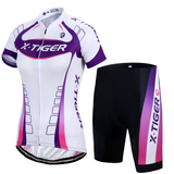 Conjunto Roupa de Ciclismo Feminino TIGER