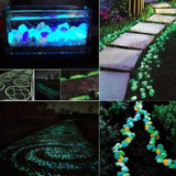 Pedras Luminosas para Decoração de Jardim ou Aquário