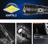 Lanterna LED Recarregável Xhp70.2 USB