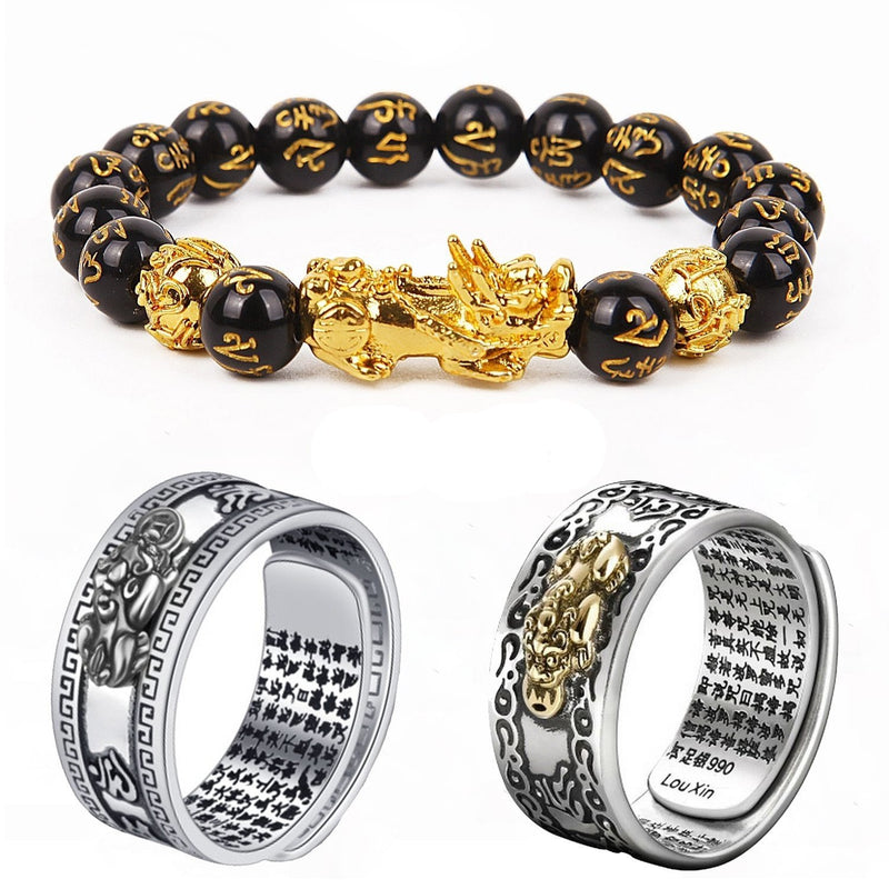 Pulseira Feng Shui Original + BRINDE ANEL FENG SHUI