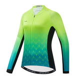 Blusa de Ciclismo Feminina Zíper Completo