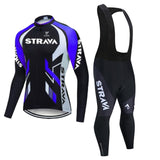 Conjunto Roupa de Ciclismo Manga Longa Strava 2021