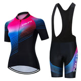 Conjunto Roupa de Ciclismo Feminino Pro Cycling™ - RDI Sports