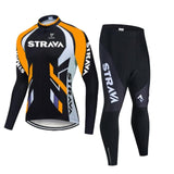 Conjunto Roupa de Ciclismo Manga Longa Strava 2021