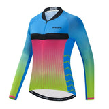 Blusa de Ciclismo Feminina Zíper Completo