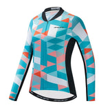 Blusa de Ciclismo Feminina Zíper Completo