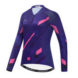 Blusa de Ciclismo Feminina Zíper Completo