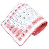 Teclado de Silicone Flexível, 103 Teclas, USB - À Prova D'água