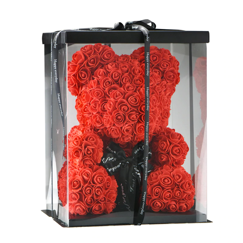 Teddy Flowers Urso de Flores Rosa 40cm
