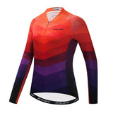 Blusa de Ciclismo Feminina Zíper Completo