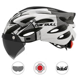 Capacete CAIRBULL de Ciclismo Com LED e Viseira™ - RDI Sports