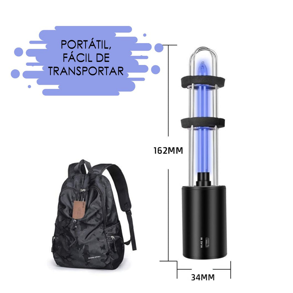 Sterilizer™ Esterilizador Ultravioleta para Ambientes, Portátil - Recarregável