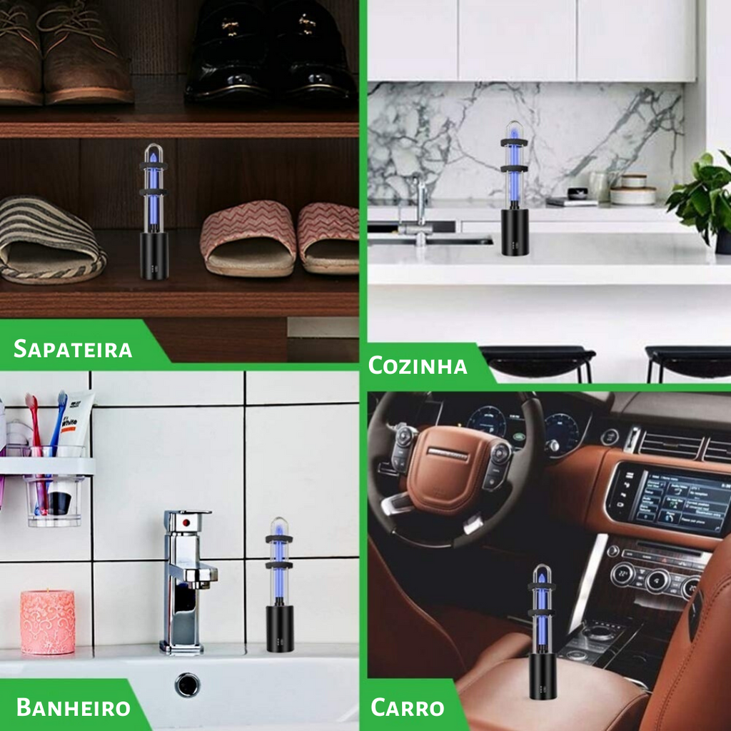Sterilizer™ Esterilizador Ultravioleta para Ambientes, Portátil - Recarregável